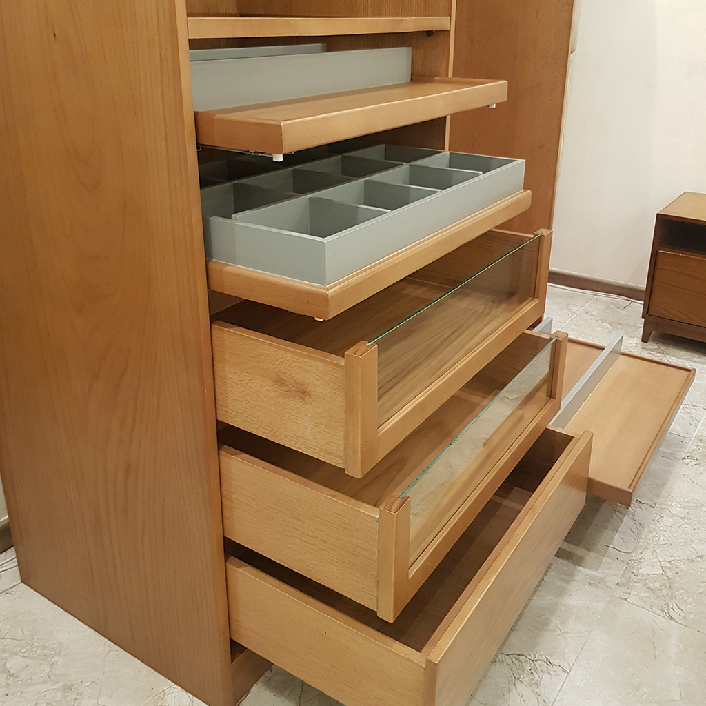 Open Wardrobe - Beech - Brown